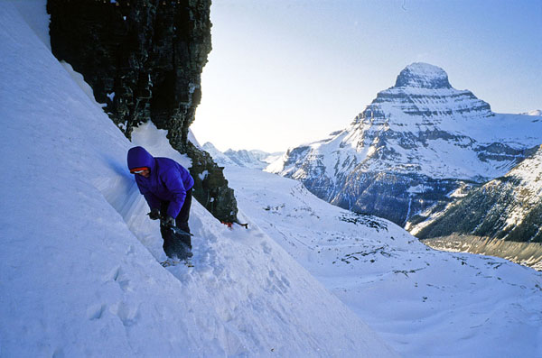 Prvi bivak, Mt. Alberta v ozadju