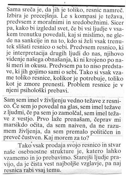 Resnične misli meni neznanega avtorja
